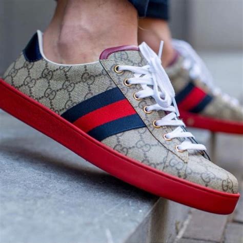 gucci red bottoms for men|original Gucci sneakers.